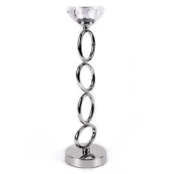 Loop Nickel Plated Candle Stand L