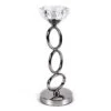Loop Nickel Plated Candle Stand M -Home Decor Store loop nickel plated candle stand m p353 701 image