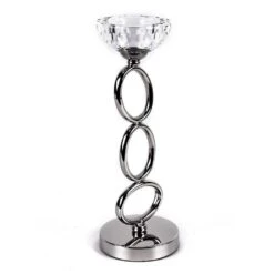 Loop Nickel Plated Candle Stand M