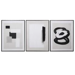 Minimalist Abstract Wall Art - Set Of 3