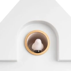 Modern Cuckoo Clock - White -Home Decor Store modern cuckoo clock white p4504 109246 image