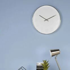 Mr. White Numbers Wall Clock -Home Decor Store mr white numbers wall clock p4501 109253 image