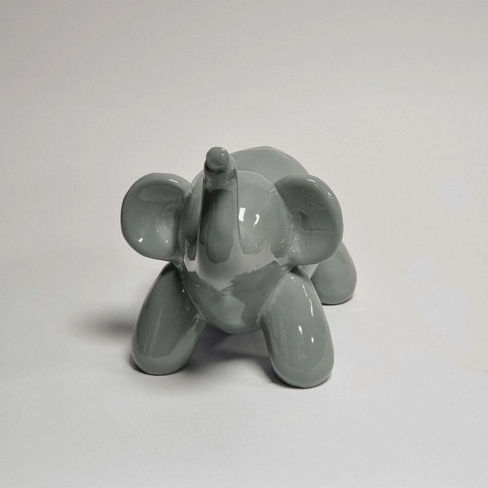 Resin Balloon Elephant Light Grey 4 Resin Balloon Elephant Light Grey - Image 2