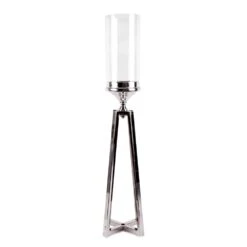 Roma Nickel Plated Candle Stand L