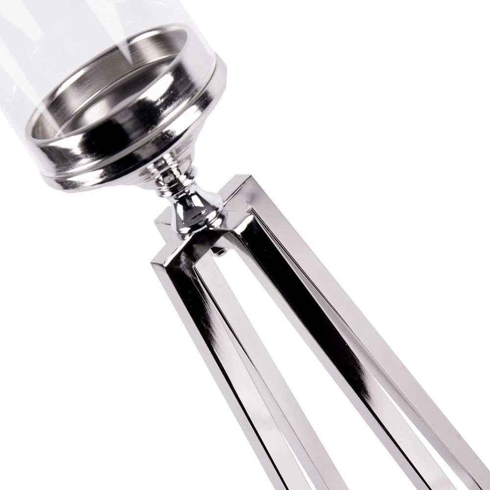 Roma Nickel Plated Candle Stand S 4 Roma Nickel Plated Candle Stand S - Image 2