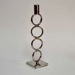 Ronda Nickel Plated Candle Stand L