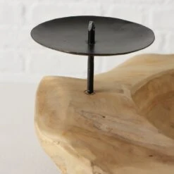 Round Log 4 Candle Holder -Home Decor Store round log 4 candle holder p5139 107080 image