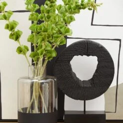 Rustic Wooden Sculpture On Stand Small -Home Decor Store rustic wooden sculpture on stand small p7462 123893 image