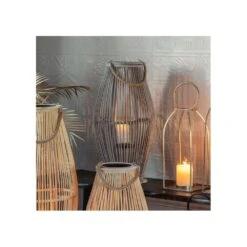 Sandal Lantern Grey Wash - Small -Home Decor Store sandal lantern grey wash small p4846 103143 image