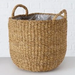 Seagrass Planter Baskets - Set Of 3 -Home Decor Store seagrass planter baskets set of 3 p8812 134203 image