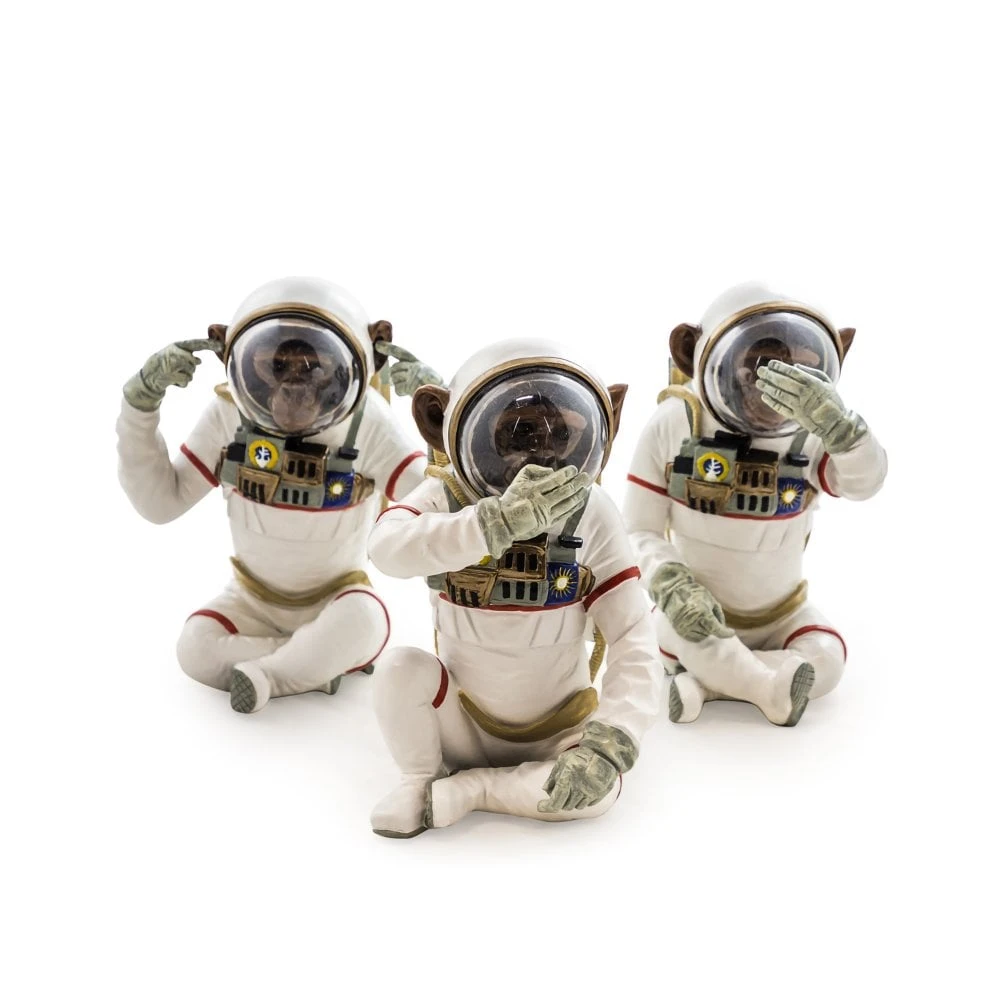 See No Evil Astronaut Chimpanzee 4 See No Evil Astronaut Chimpanzee - Image 2