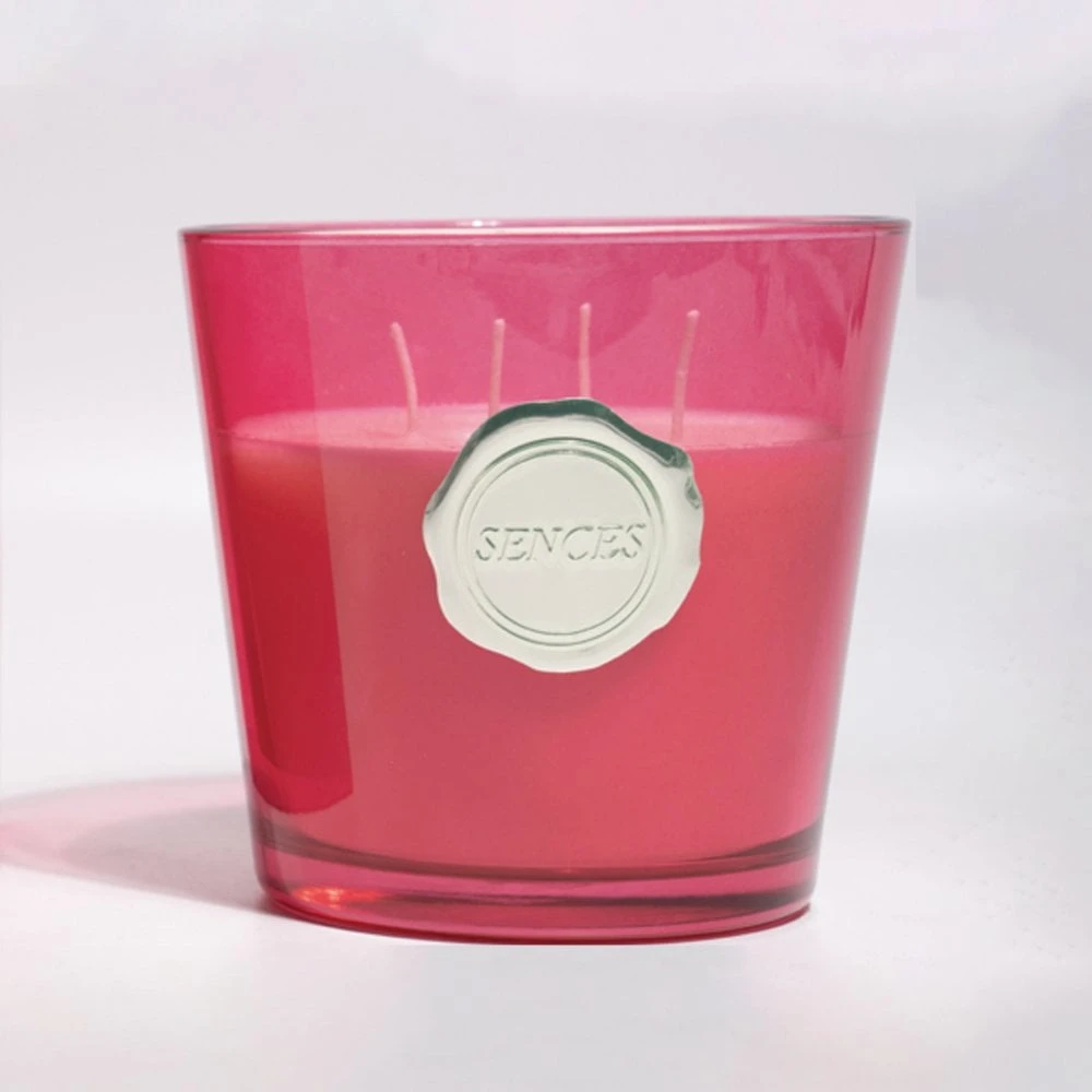 Sences Premium Luxury Candle - Rhubarb & Ginger 3 Sences Premium Luxury Candle - Rhubarb & Ginger