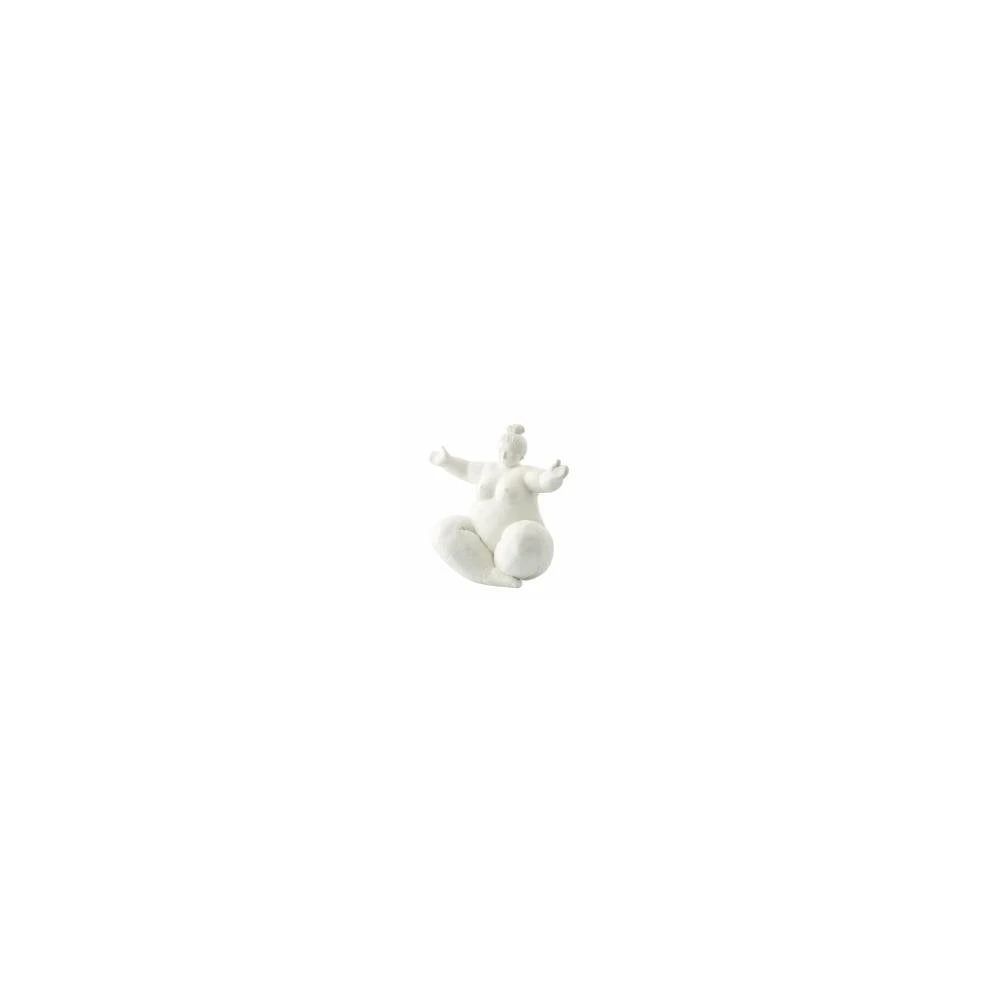Serafina Arms Out Female Figurine - White 3 Serafina Arms Out Female Figurine - White