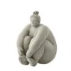Serafina Sitting Female Figurine - Grey -Home Decor Store serafina sitting female figurine grey p3882 88695 image