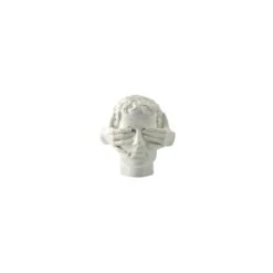 Serafina Stone Effect Figurine 1 - White