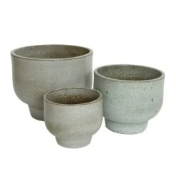 Set Of 3 Mila Outdoor Planters