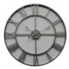 HI Silver Skeleton Wall Clock - 70cm
