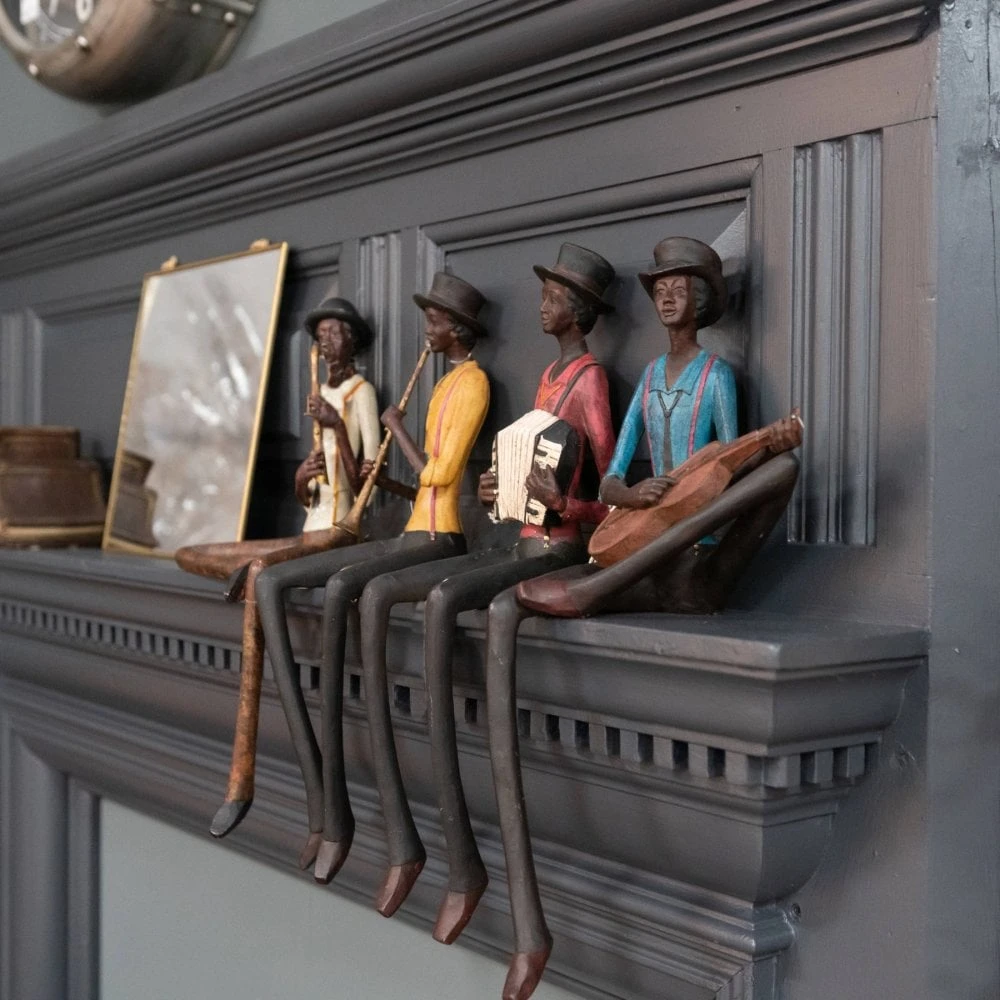 HI Sitting Jazz Band Saxophonist Ornament 4 HI Sitting Jazz Band Saxophonist Ornament - Image 2