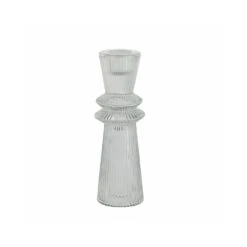 Sivia Candlestick Iceberg Green 15.5cm