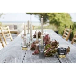 Sivia Dark Grey Candlestick 11.5cm -Home Decor Store sivia dark grey candlestick 11 5cm p2807 80404 image