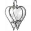 HI Small Antique Silver Heart Candle Holder -Home Decor Store small antique silver heart candle holder p3559 85123 image