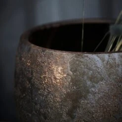 Small Aurora Flower Pot - Antique Brown -Home Decor Store small aurora flower pot antique brown p5378 109738 image