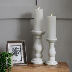 Small Matt White Ceramic Candle Holder 9 Small Matt White Ceramic Candle Holder -Home Decor Store small matt white ceramic candle holder p6206 113202 image