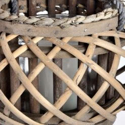 HI Small Wicker Basket Lantern -Home Decor Store small wicker basket lantern p1058 1723 image