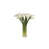 White Calla Lillies In Glass Vase 2 White Calla Lillies In Glass Vase -Home Decor Store white calla lillies in glass vase p267 549 image