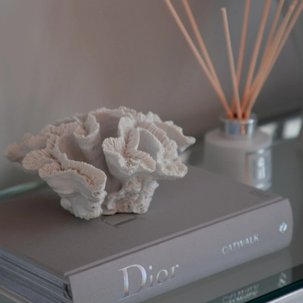 White Faux Coral 7 White Faux Coral - Image 5