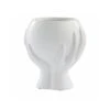White Haniya Flower Pot 16.5cm 1 White Haniya Flower Pot 16.5cm -Home Decor Store white haniya flower pot 16 5cm p2814 80332 image