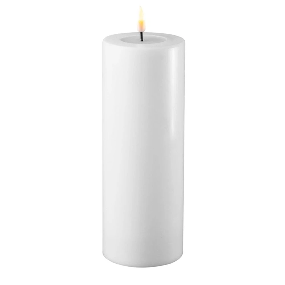 White LED Candle 7.5 X 20cm 3 White LED Candle 7.5 X 20cm