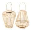Wicker Lanterns - Set Of 2 -Home Decor Store wicker lanterns set of 2 p5453 110062 image