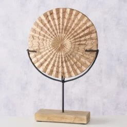 Wooden Ornament On Stand 11 Wooden Ornament On Stand -Home Decor Store wooden ornament on stand p7700 123930 image